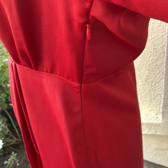 Sandro Paris Leana Wrap-Effect balloon sleeved mini dress from Neiman’s - Picture 7 of 16